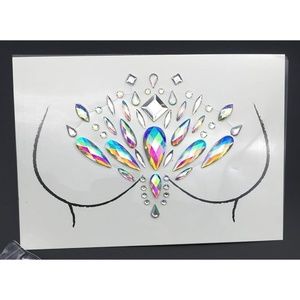 New unworn without tags  PACKAGE INCLUDED: 1PIECES rhinestone body gems Features